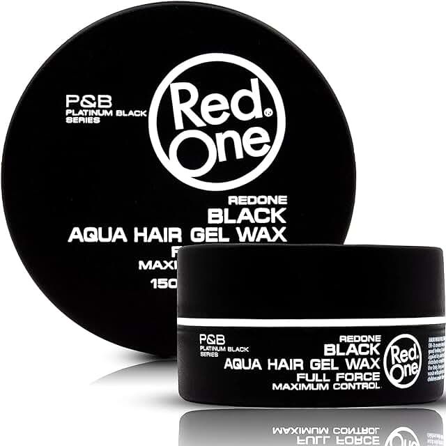 Red one wax black aqua hair gel wax