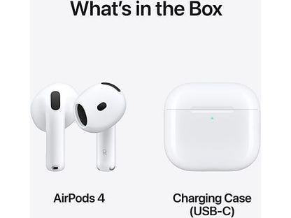 APPLE AirPods 4 Draadloze oordopjes + Oplaadcase Wit